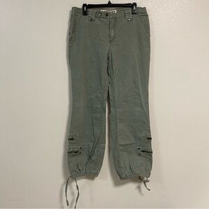 Joe Boxer Pants Juniors Size 13 Army Green Y2K Cargo Pants